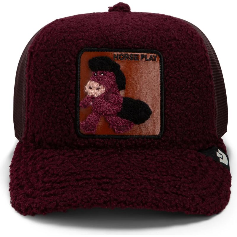 casquette-trucker-grenat-cheval-horsey-double-stuffed-horse-play-the-farm-goorin-bros casquette-trucker-grenat-cheval-horsey-double-stuffed-horse-play-the-farm-goorin-bros
