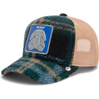 Goorin Bros. Stuffed Rabbit Bunny Double Stuffed The Farm Green and Beige Trucker Hat