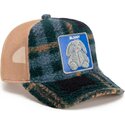 casquette-trucker-verte-et-beige-lapin-en-peluche-bunny-double-stuffed-the-farm-goorin-bros