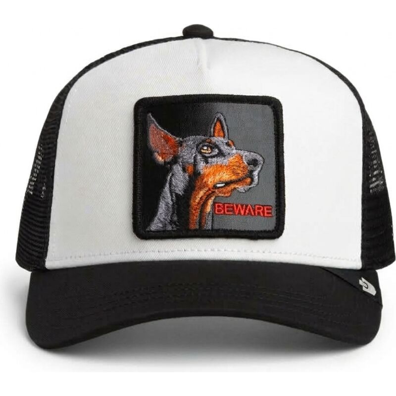 goorin-bros-youth-dog-beware-original-recipe-the-farm-black-and-white-trucker-hat goorin-bros-youth-dog-beware-original-recipe-the-farm-black-and-white-trucker-hat