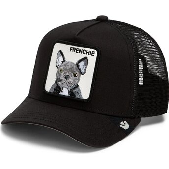 Casquette trucker noire pour enfant bulldog francés Frenchie Original Recipe The Farm Goorin Bros.