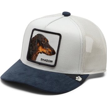 Goorin Bros. Youth Dog Suede Shadow Original Recipe The Farm Blue and Beige Trucker Hat