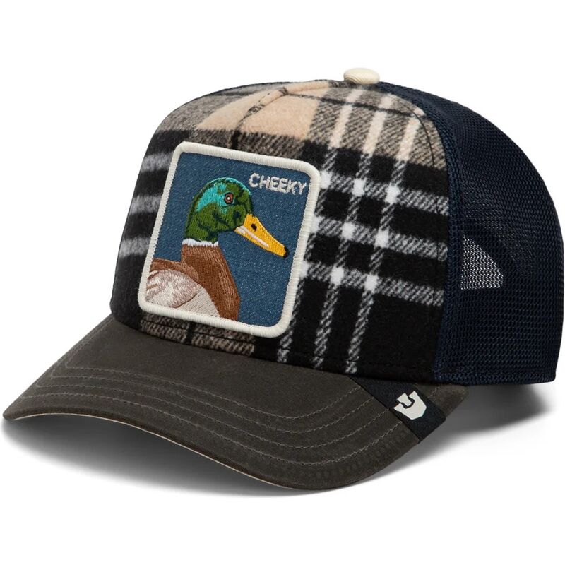 casquette-trucker-multicolore-canard-brit-cheeky-check-mate-the-farm-goorin-bros