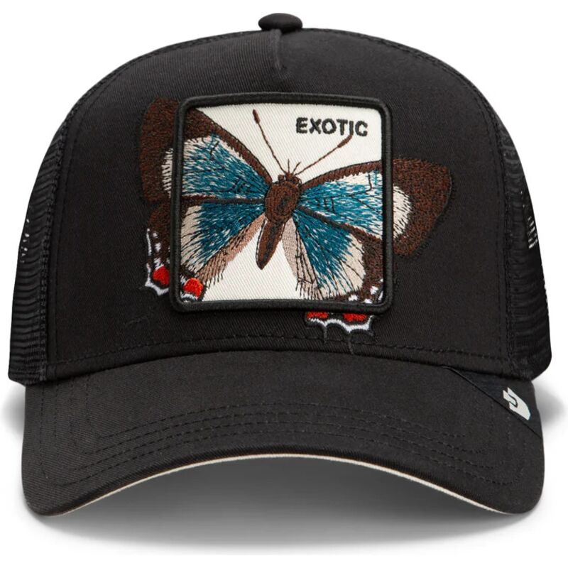 casquette-trucker-noire-papillon-over-the-line-butterfly-out-of-bounds-exotic-the-farm-goorin-bros