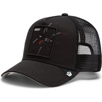 Goorin Bros. Over the Line Spider Out Of Bounds Daddy The Farm Black Trucker Hat