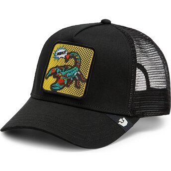Goorin Bros. Deadly Scorpion Pop Art Strikes Back The Farm Black Trucker Hat