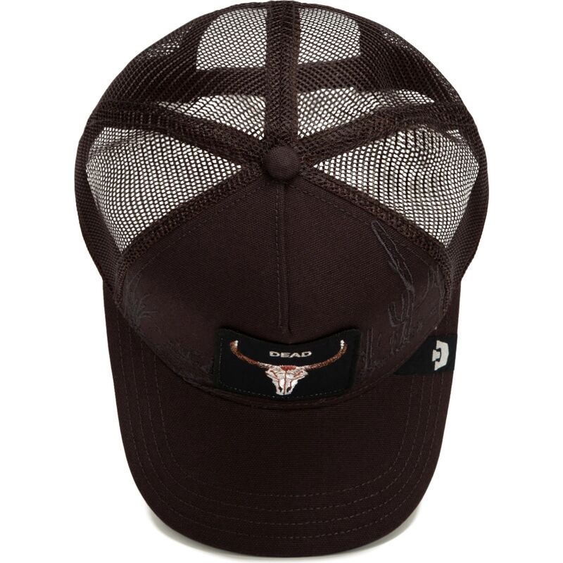 casquette-trucker-marron-boeuf-skull-badlands-dead-the-farm-goorin-bros