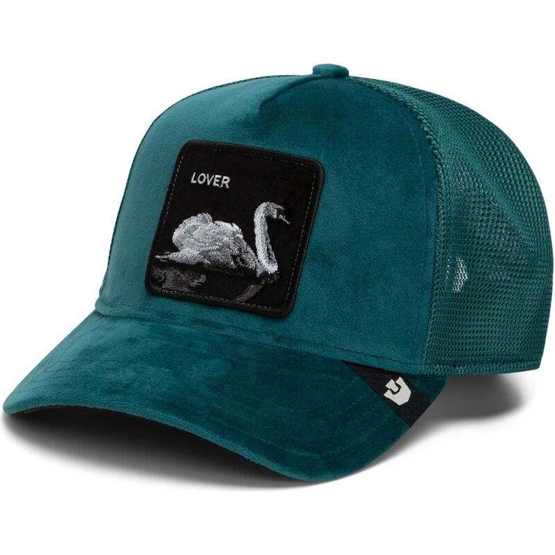 casquette-trucker-verte-cisne-velour-lover-the-farm-goorin-bros casquette-trucker-verte-cisne-velour-lover-the-farm-goorin-bros