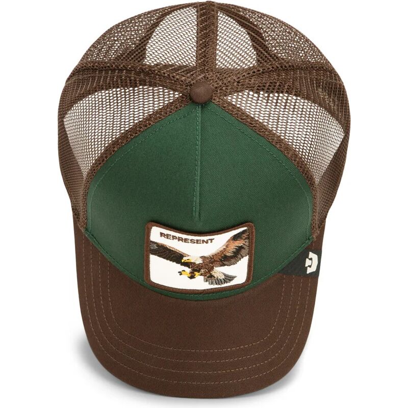 casquette-trucker-verte-et-marron-aigle-represent-eagle-original-recipe-the-farm-goorin-bros casquette-trucker-verte-et-marron-aigle-represent-eagle-original-recipe-the-farm-goorin-bros