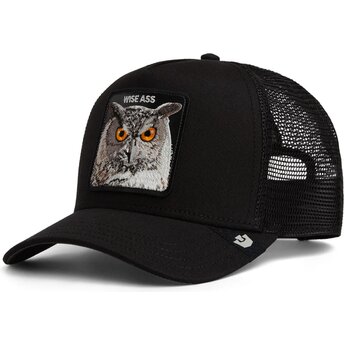 Casquette trucker noire hibou Wise Ass Original Recipe The Farm Goorin Bros.