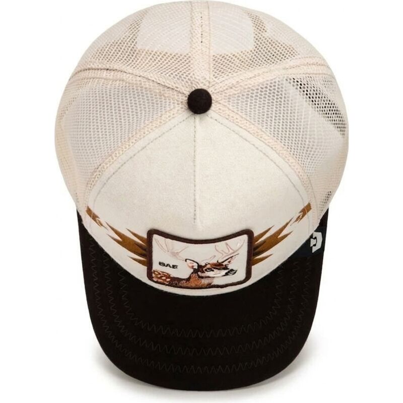goorin-bros-deer-canyon-bae-trailblazer-the-farm-cream-and-brown-trucker-hat goorin-bros-deer-canyon-bae-trailblazer-the-farm-cream-and-brown-trucker-hat
