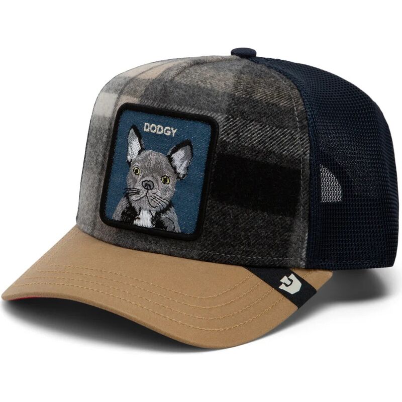 goorin-bros-french-bulldog-brit-frenchie-check-mate-dodgy-the-farm-multicolor-trucker-hat