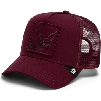 Casquette trucker grenat cerf Tonal Bae Full Intent The Farm Goorin Bros.