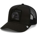 casquette-trucker-noire-crane-tonal-skull-full-intent-cancelled-the-farm-goorin-bros