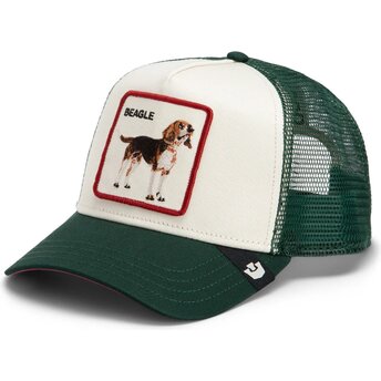 Casquette trucker verte chien Shadow Beagle Off The Leash The Farm Goorin Bros.