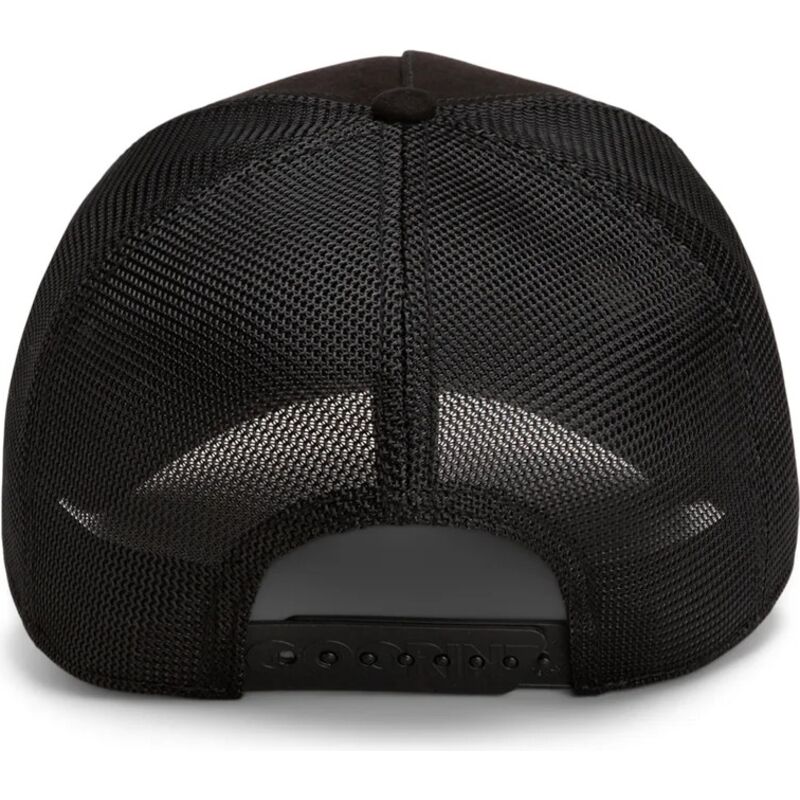 casquette-trucker-noire-et-rouge-lion-re-lionne-rosso-microsuede-king-the-farm-goorin-bros