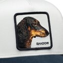 casquette-trucker-grise-et-bleue-marine-chien-suede-shadow-microsuede-the-farm-goorin-bros