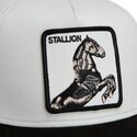 casquette-trucker-grise-et-noire-cheval-suede-stallion-microsuede-the-farm-goorin-bros