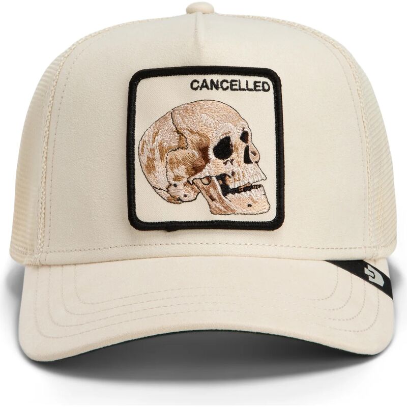 goorin-bros-suede-cancelled-skull-microsuede-the-farm-beige-trucker-hat goorin-bros-suede-cancelled-skull-microsuede-the-farm-beige-trucker-hat
