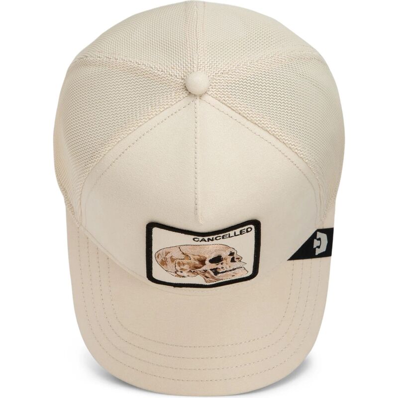 goorin-bros-suede-cancelled-skull-microsuede-the-farm-beige-trucker-hat goorin-bros-suede-cancelled-skull-microsuede-the-farm-beige-trucker-hat