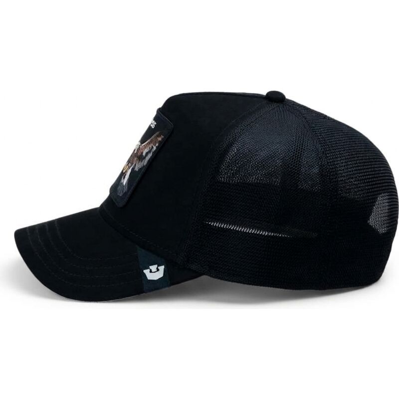 goorin-bros-suede-relentless-eagle-microsuede-the-farm-black-trucker-hat goorin-bros-suede-relentless-eagle-microsuede-the-farm-black-trucker-hat