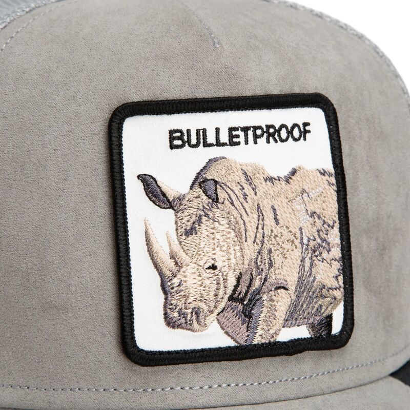 casquette-trucker-grise-rhinoceros-suede-rhino-microsuede-bulletproof-the-farm-goorin-bros