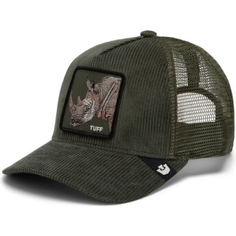 Casquette trucker verte rhinocéros Corduroy Tuff Ridgeline The Farm Goorin Bros.