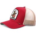 djinns-hft-do-nothing-club-weird-vibes-frog-red-and-beige-trucker-hat