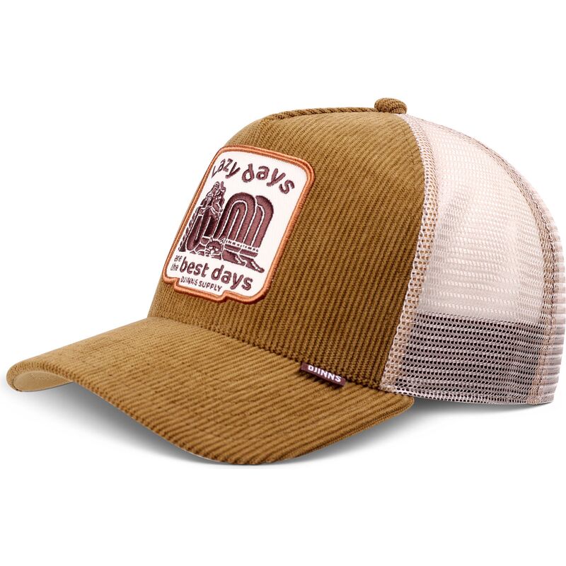 djinns-hft-lazy-days-brown-and-khaki-trucker-hat