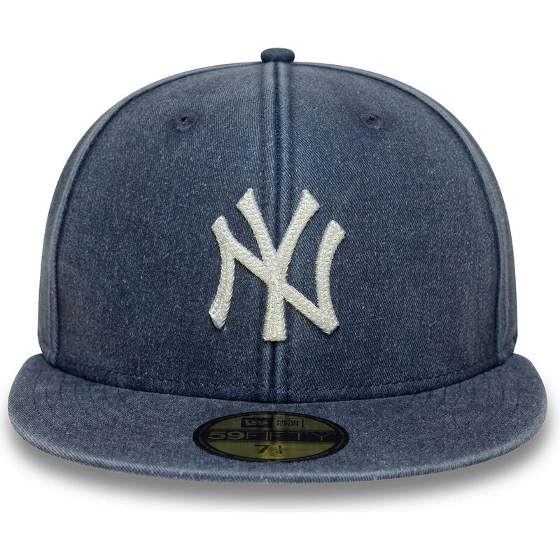 new-era-flat-brim-59fifty-washed-new-york-yankees-mlb-navy-blue-fitted-cap