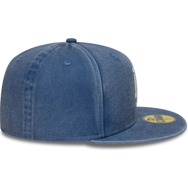 casquette-plate-bleue-ajustee-59fifty-washed-los-angeles-dodgers-mlb-new-era casquette-plate-bleue-ajustee-59fifty-washed-los-angeles-dodgers-mlb-new-era