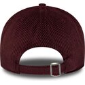 casquette-courbee-grenat-ajustable-9twenty-a-frame-cord-script-new-york-yankees-mlb-new-era