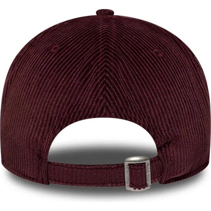 new-era-curved-brim-9twenty-a-frame-cord-script-new-york-yankees-mlb-maroon-adjustable-cap