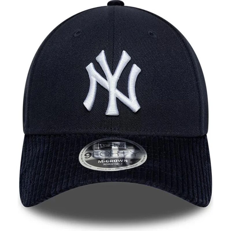 casquette-courbee-bleue-marine-snapback-9forty-m-crown-cord-visor-new-york-yankees-mlb-new-era casquette-courbee-bleue-marine-snapback-9forty-m-crown-cord-visor-new-york-yankees-mlb-new-era