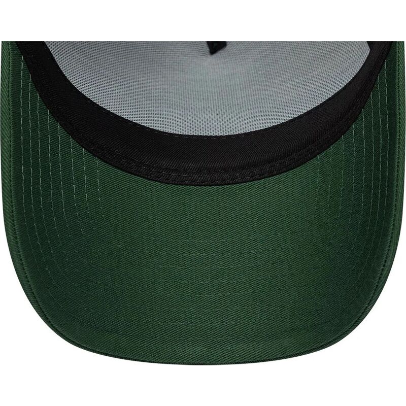 casquette-courbee-verte-snapback-e-frame-rubber-logo-california-los-angeles-new-era