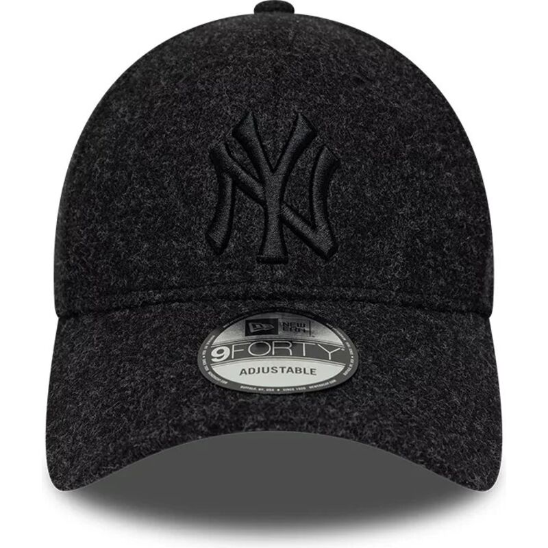 new-era-curved-brim-black-logo-9forty-winter-new-york-yankees-mlb-black-adjustable-cap new-era-curved-brim-black-logo-9forty-winter-new-york-yankees-mlb-black-adjustable-cap