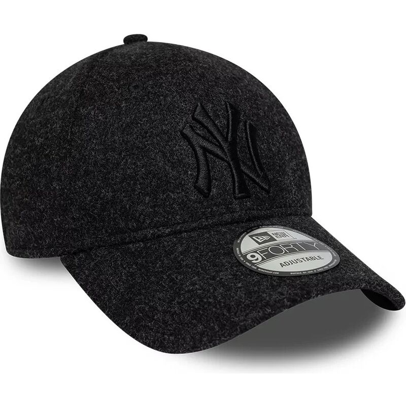 new-era-curved-brim-black-logo-9forty-winter-new-york-yankees-mlb-black-adjustable-cap new-era-curved-brim-black-logo-9forty-winter-new-york-yankees-mlb-black-adjustable-cap