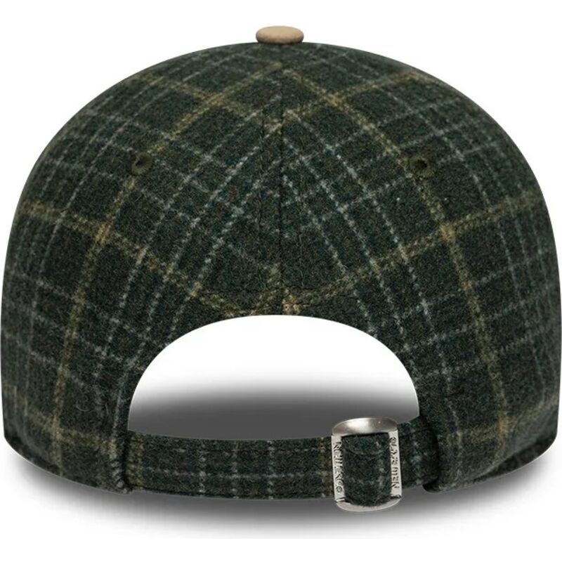 new-era-curved-brim-9twenty-mix-check-new-york-yankees-mlb-green-and-beige-adjustable-cap new-era-curved-brim-9twenty-mix-check-new-york-yankees-mlb-green-and-beige-adjustable-cap