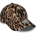casquette-courbee-leopard-ajustable-pour-femme-9forty-ocelot-print-new-york-yankees-mlb-new-era