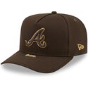 casquette-courbee-marron-snapback-9fifty-a-frame-precurvedvisor-pin-atlanta-braves-mlb-new-era