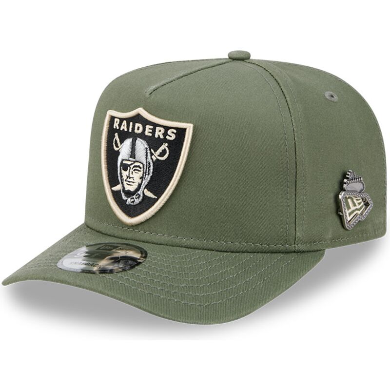 casquette-courbee-verte-snapback-9fifty-a-frame-precurved-side-pin-las-vegas-raiders-nfl-new-era