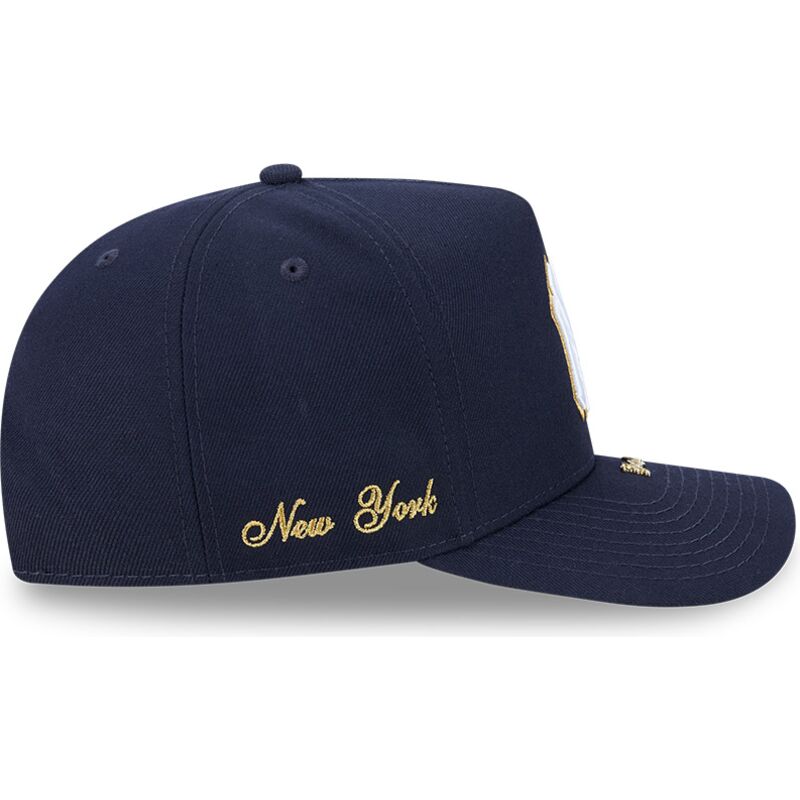 new-era-curved-brim-9fifty-a-frame-precurved-visor-pin-new-york-yankees-mlb-navy-blue-snapback-cap