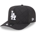 new-era-curved-brim-9fifty-a-frame-precurved-checkered-los-angeles-dodgers-mlb-black-snapback-cap