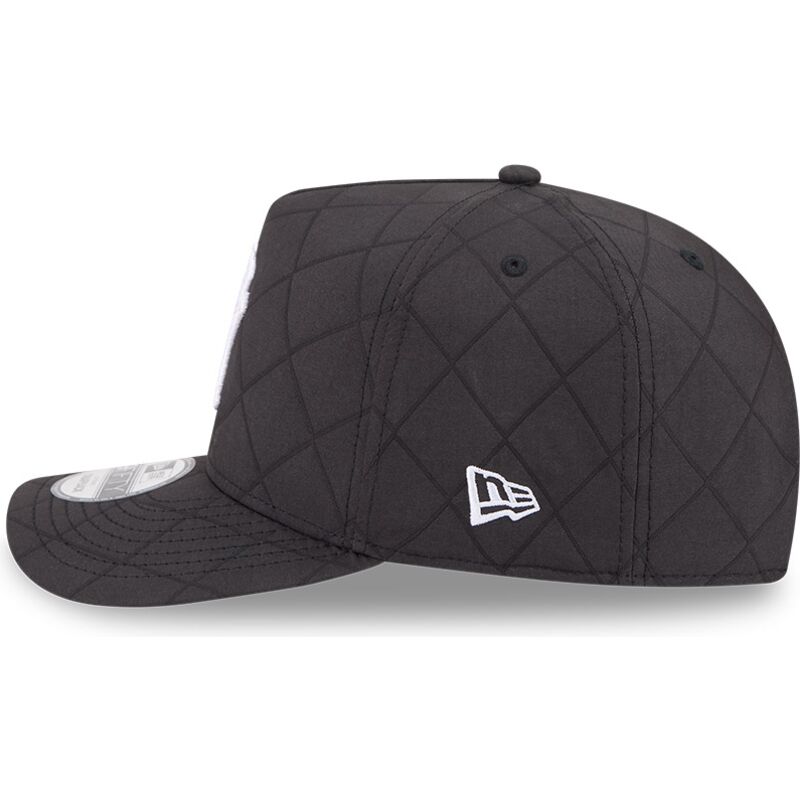 new-era-curved-brim-9fifty-a-frame-precurved-checkered-new-york-yankees-mlb-black-snapback-cap new-era-curved-brim-9fifty-a-frame-precurved-checkered-new-york-yankees-mlb-black-snapback-cap