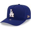 new-era-curved-brim-9fifty-a-frame-precurved-visor-pin-los-angeles-dodgers-mlb-blue-snapback-cap