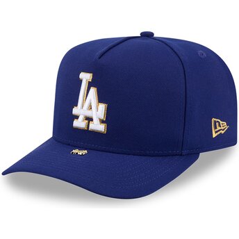 New Era Curved Brim 9FIFTY A Frame Precurved Visor Pin Los Angeles Dodgers MLB Blue Snapback Cap