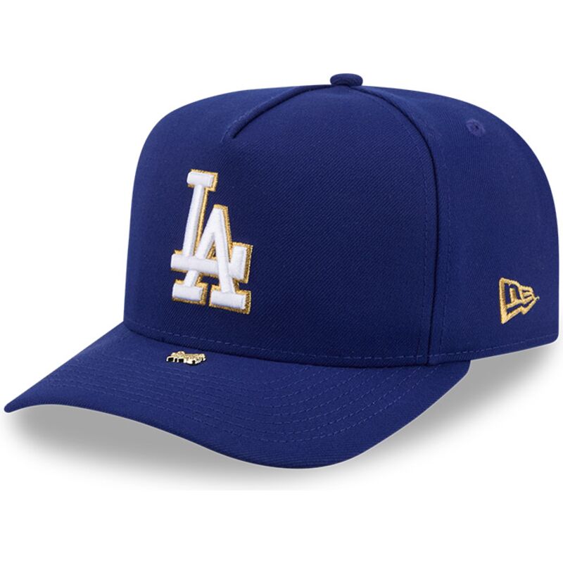 new-era-curved-brim-9fifty-a-frame-precurved-visor-pin-los-angeles-dodgers-mlb-blue-snapback-cap