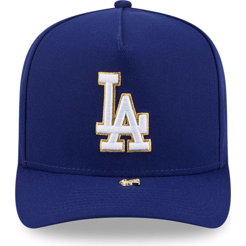 casquette-courbee-bleue-snapback-9fifty-a-frame-precurved-visor-pin-los-angeles-dodgers-mlb-new-era