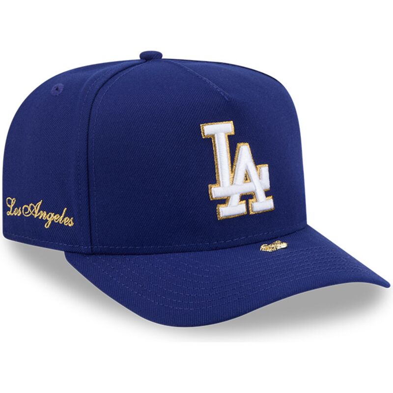 casquette-courbee-bleue-snapback-9fifty-a-frame-precurved-visor-pin-los-angeles-dodgers-mlb-new-era