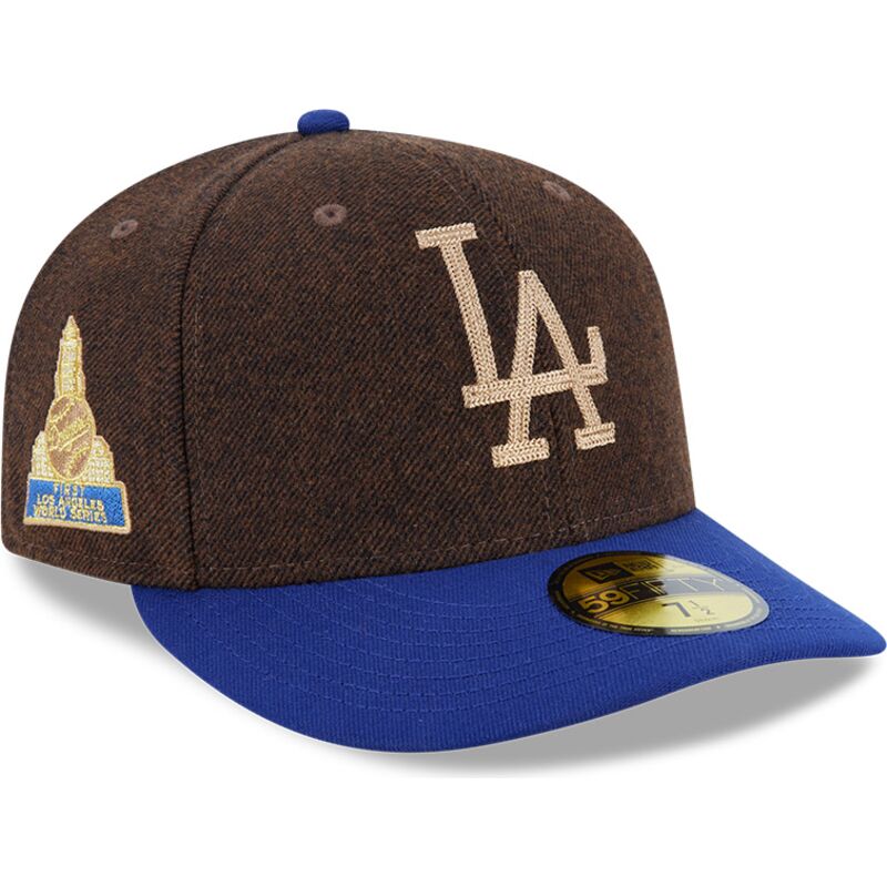 casquette-courbee-marron-et-bleue-ajustee-59fifty-precurved-los-angeles-dodgers-mlb-new-era casquette-courbee-marron-et-bleue-ajustee-59fifty-precurved-los-angeles-dodgers-mlb-new-era
